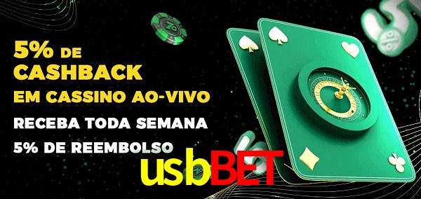 Promoções do cassino ao Vivo usbbet